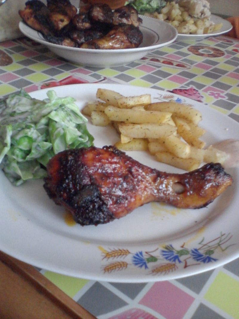 Pałki z kurczaka w miodzie Pałki z kurczaka w miodzie