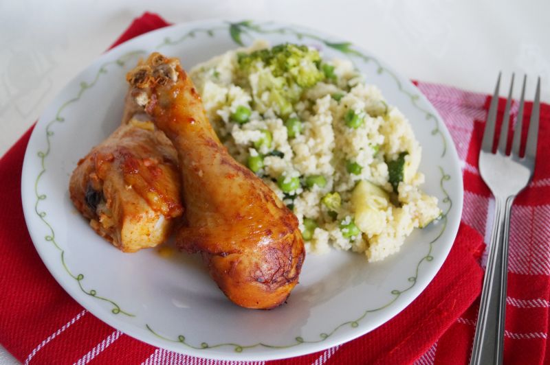 Pałki z kurczaka w miodzie i papryce