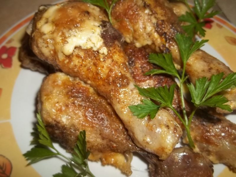 Pałki z kurczaka z majonezem