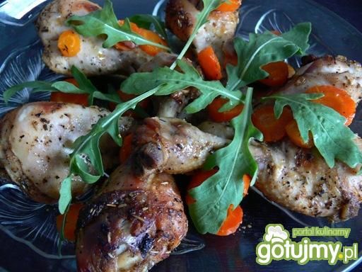 Pałki z marchewką z piekarnika