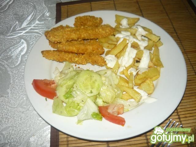 Paluchy drobiowe w płatkach