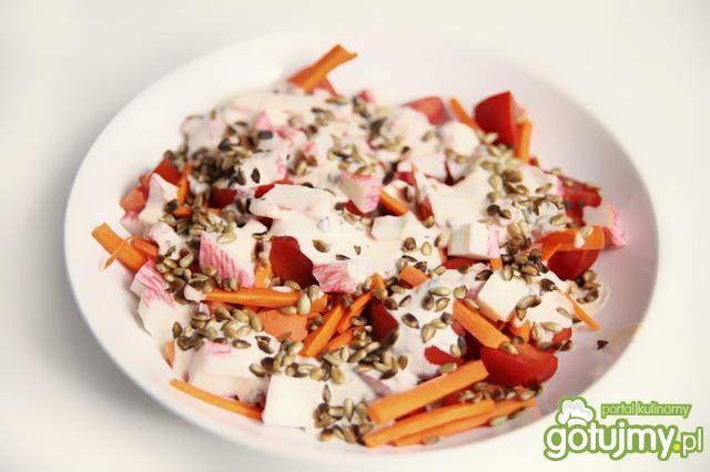 Paluszki krabowe z marchewką  Paluszki krabowe z marchewką