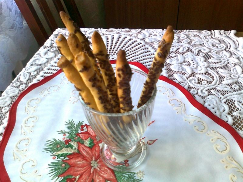 Paluszki z siemieniem lnianym