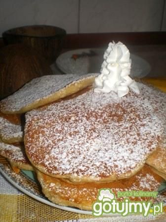 Pancakes bananowo-kokosowe Pancakes bananowo-kokosowe