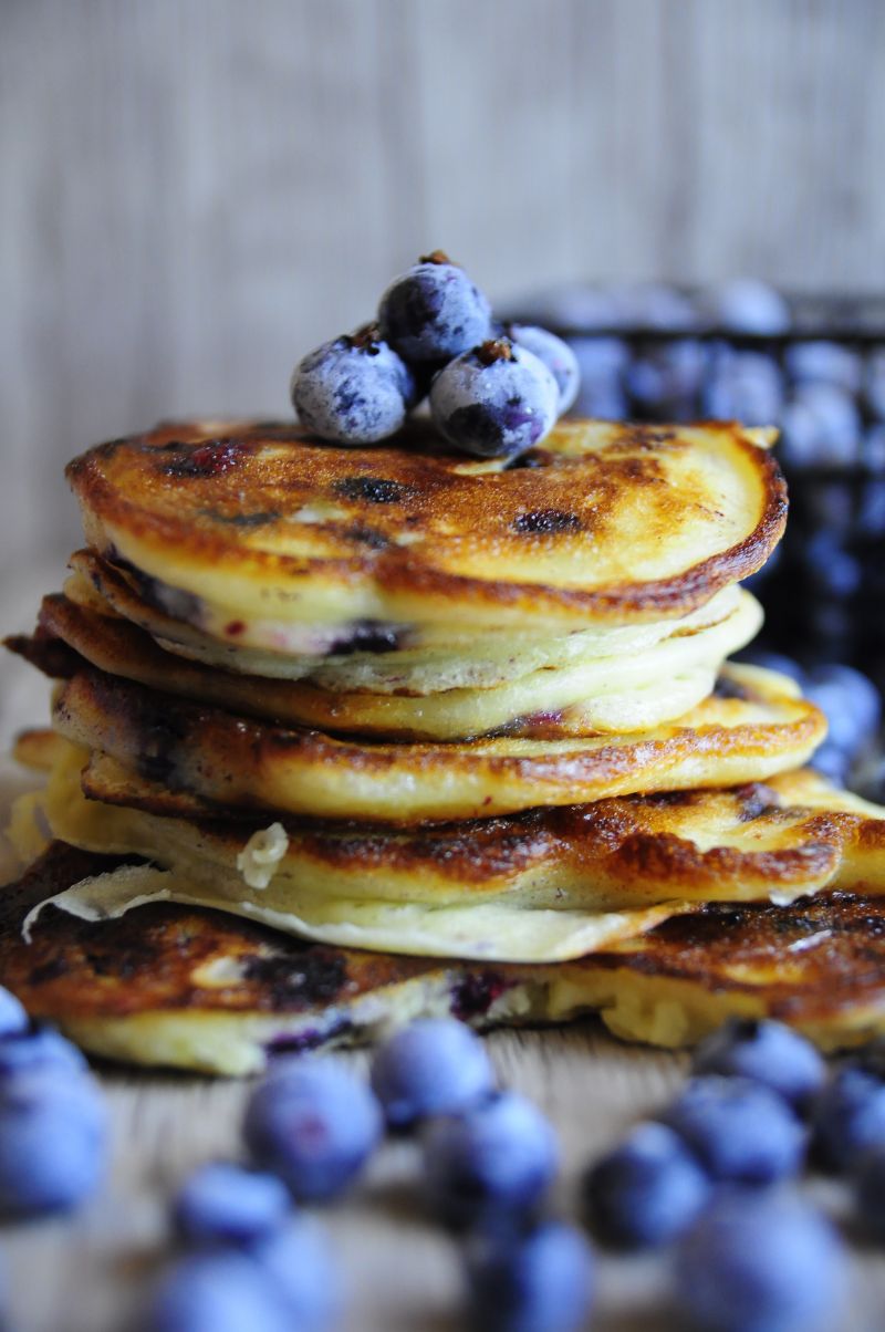 Pancakes z borówką amerykańską