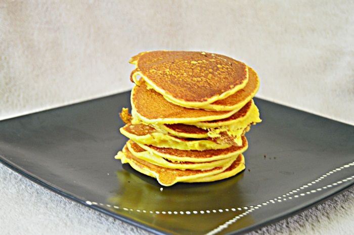 Pancakes z mąką kukurydzianą