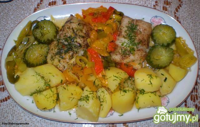 Panga pieczona w folii :