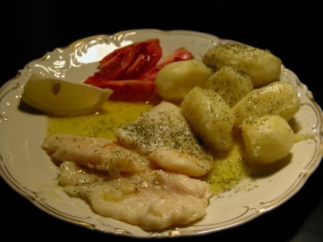 Panga smażona na maśle Panga smażona na maśle