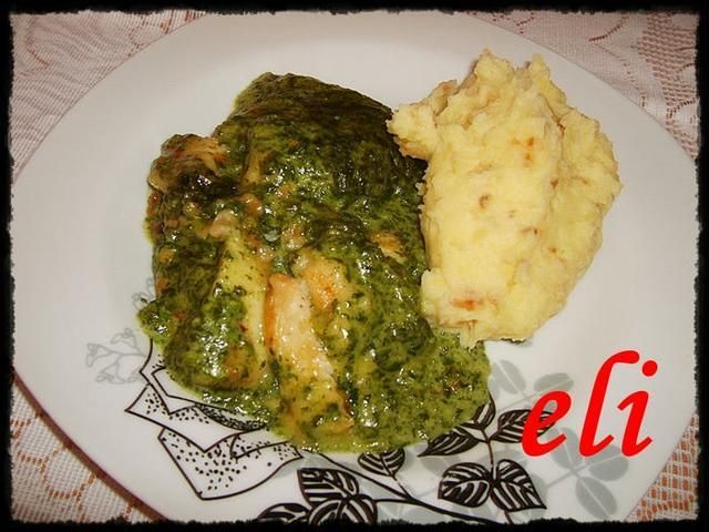 Panga w sosie szpinakowo-śmietanowym Eli Panga w sosie szpinakowo-śmietanowym Eli