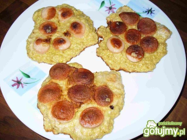 Panierkowe kotleciki z parówką Panierkowe kotleciki z parówką