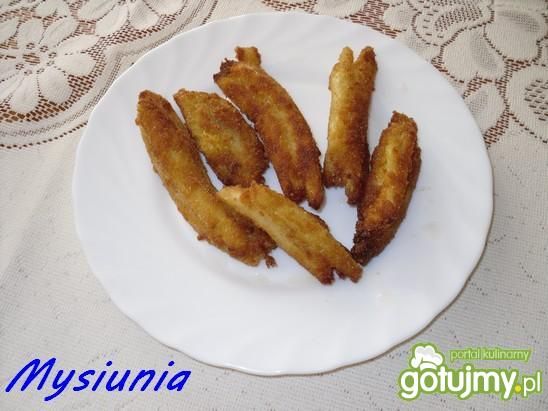 Panierowana fasolka szparagowa.