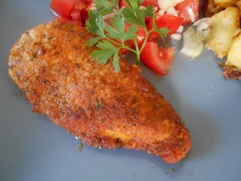 Panierowana pierś z kurczaka