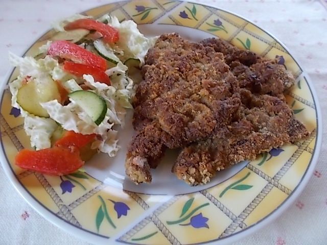 Panierowana wątróbka