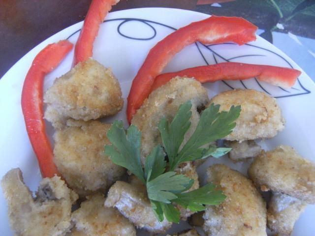 Panierowane pieczarki