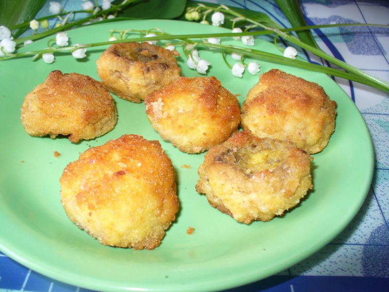 Panierowane pieczarki