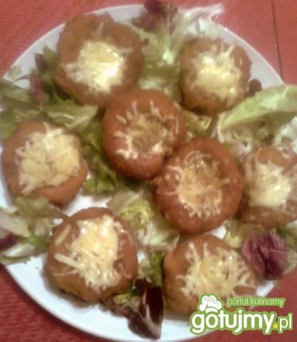 Panierowane pieczarki z serem Panierowane pieczarki z serem