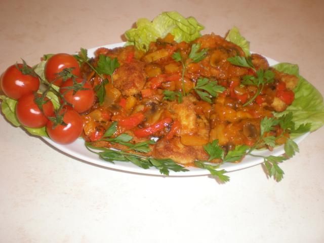 Panierowane piersi z kurczaka 