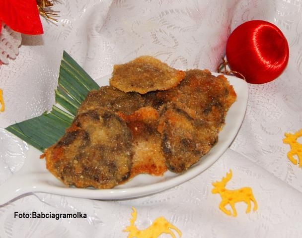 Panierowane prawdziwki : Panierowane prawdziwki :