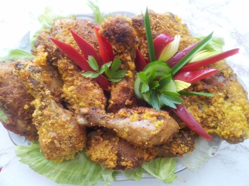 Panierowane udka na obiad 