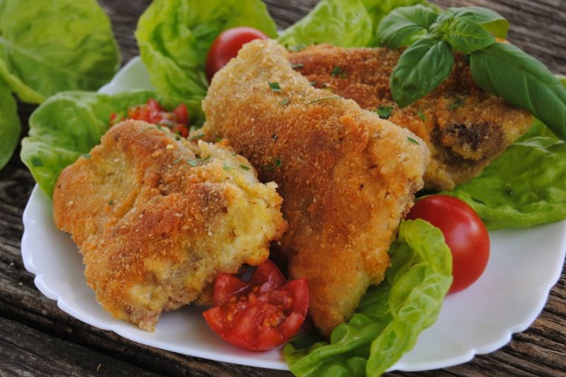 Panierowane żeberka