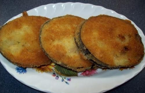 Panierowany bakłażan