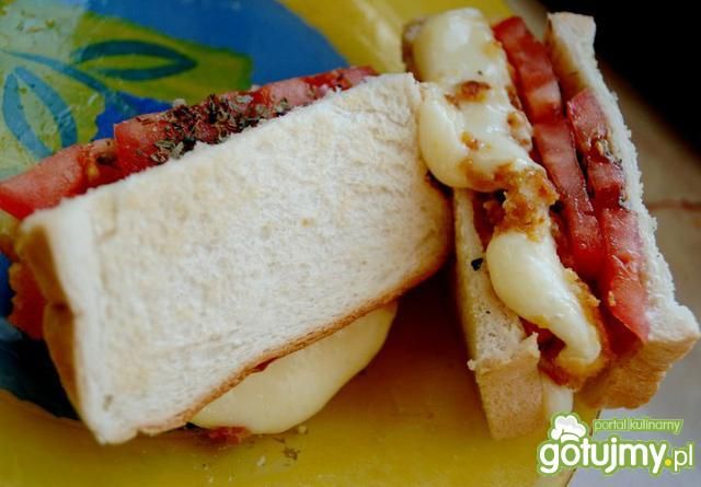 Panierowany camembert w toście Panierowany camembert w toście