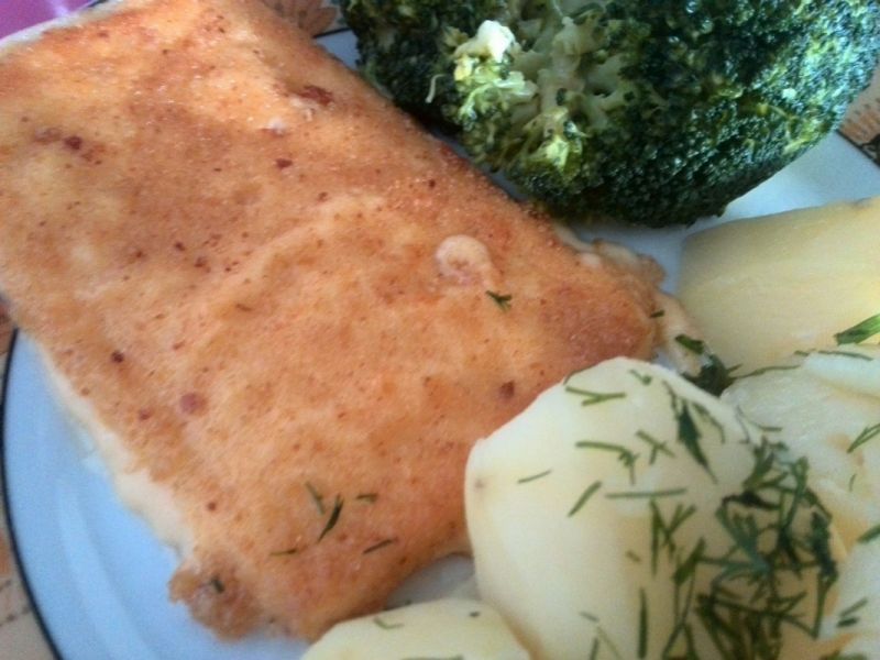 Panierowany ser do obiadu