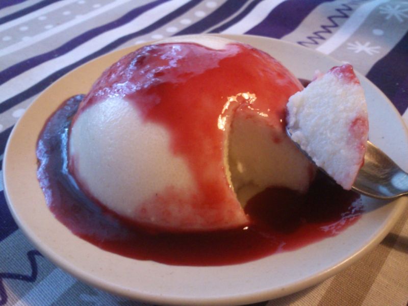 Panna cotta z manny  