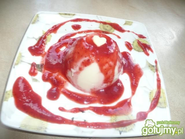 Panna cotta z napoju sojowego