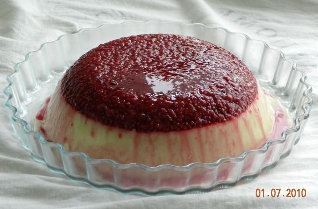 Panna cotta z owocami