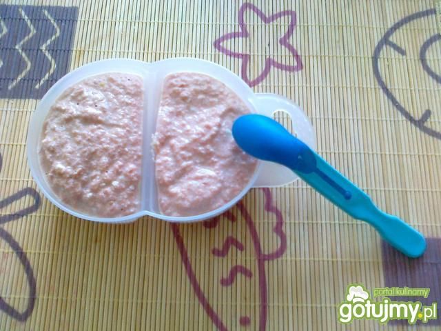 Papka z parówek cielęcych oraz jejeczka