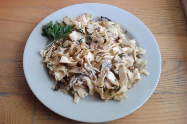 Pappardelle con funghi