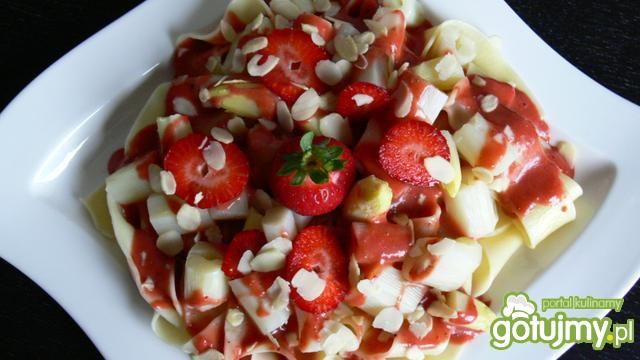 Pappardelle ze szparagami i sosem truska Pappardelle ze szparagami i sosem truska