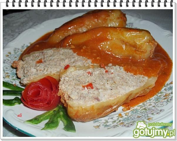 Papryka Eli faszerowana mięsem z kaszą Papryka Eli faszerowana mięsem z kaszą