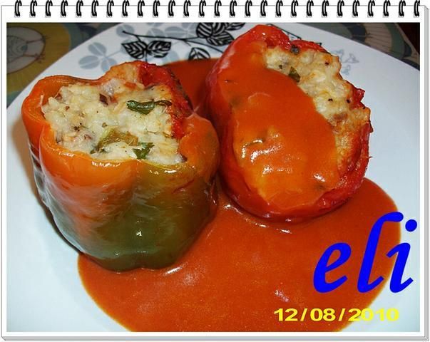 Papryka Eli z farszem rybnym Papryka Eli z farszem rybnym
