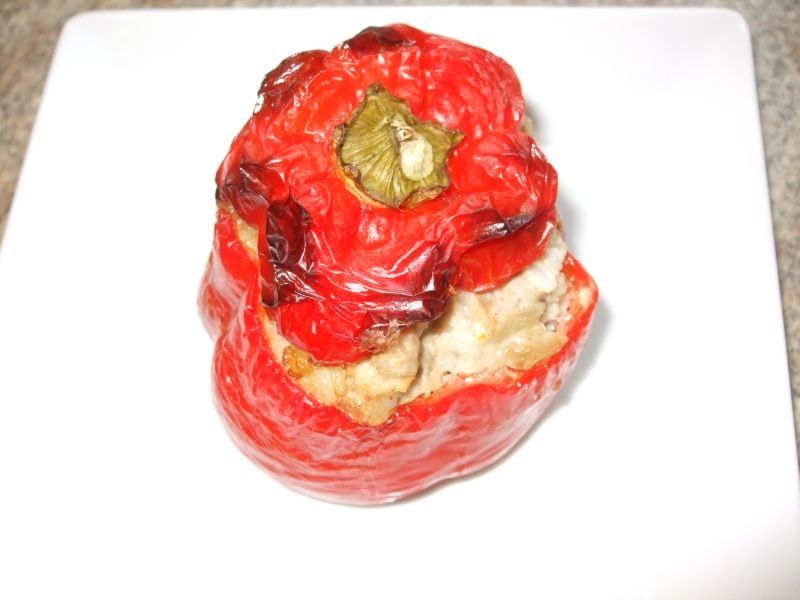 Papryka faszerowana mięsem i ryżem Papryka faszerowana mięsem i ryżem