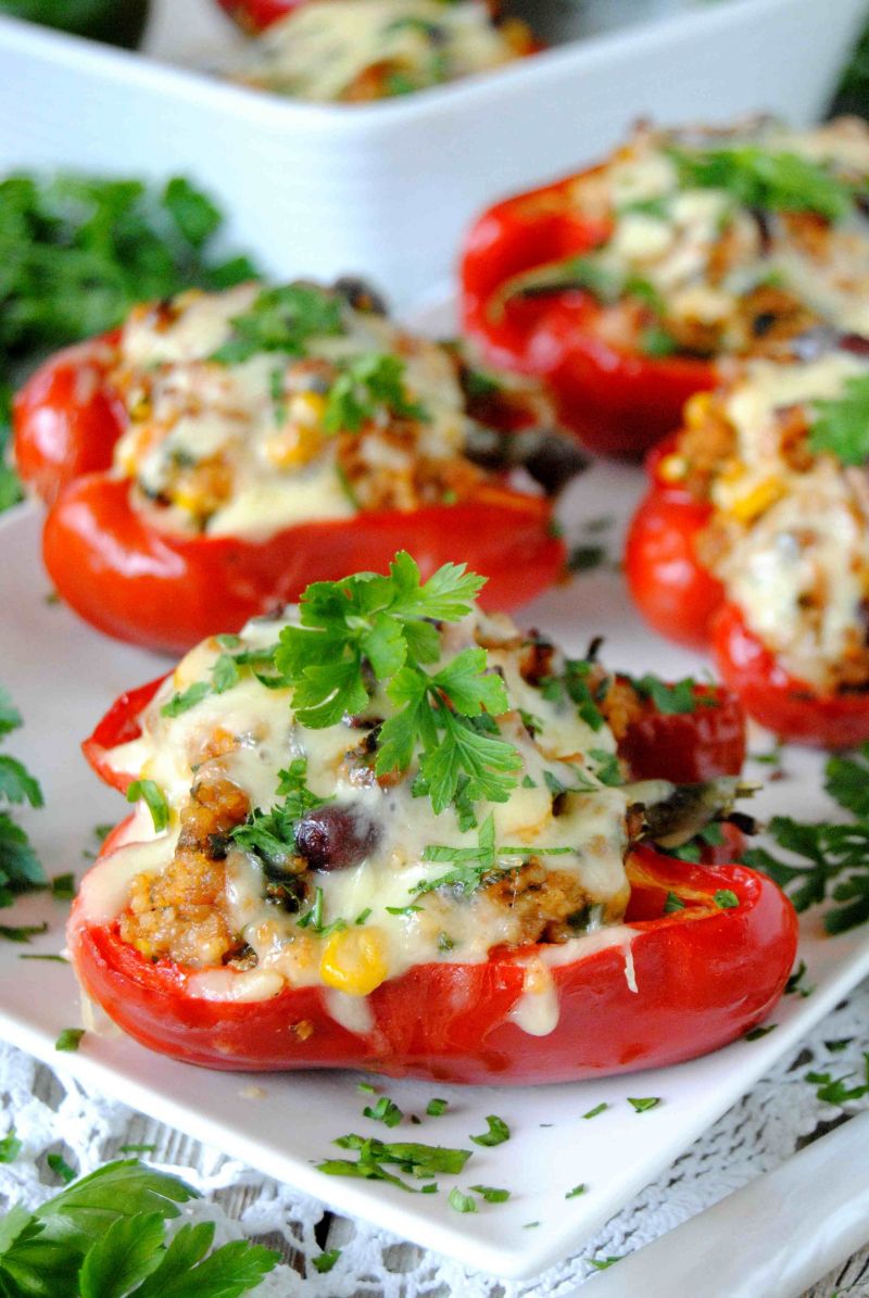 Papryka faszerowana po meksykańsku Papryka faszerowana po meksykańsku