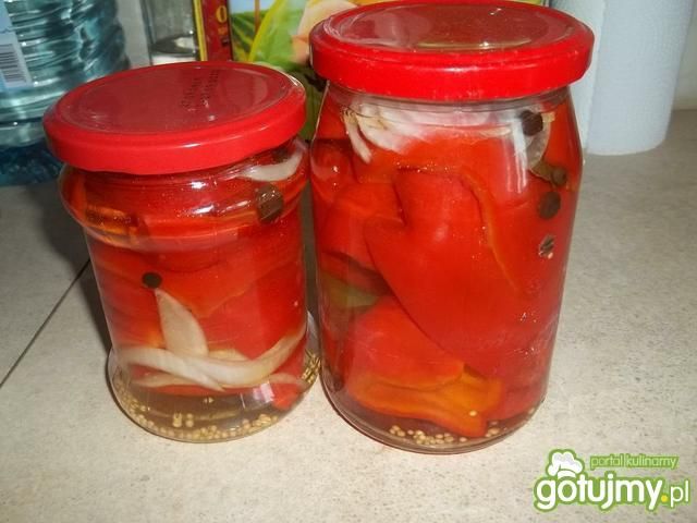 Papryka konserwowa z cebulą 2 Papryka konserwowa z cebulą 2