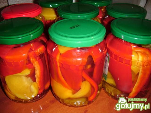 Papryka marynowana wg Gosi Papryka marynowana wg Gosi
