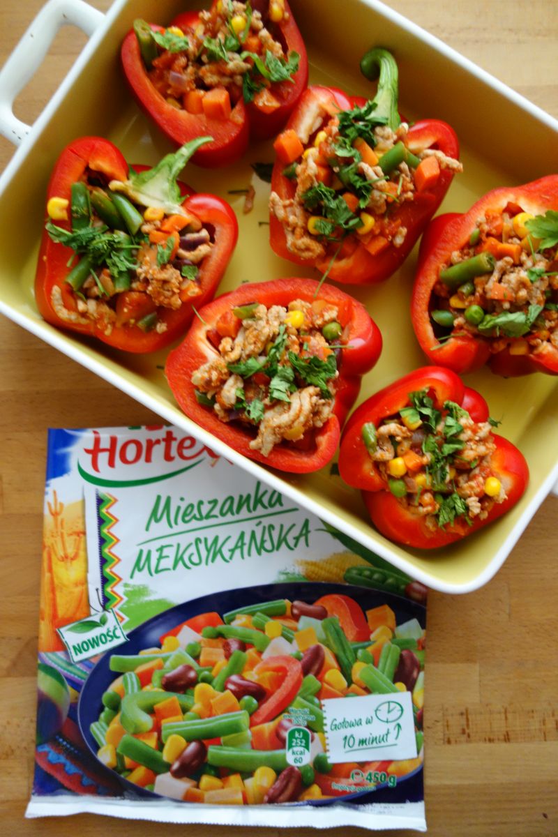 Papryka nadziewana chilli con carne  Papryka nadziewana chilli con carne