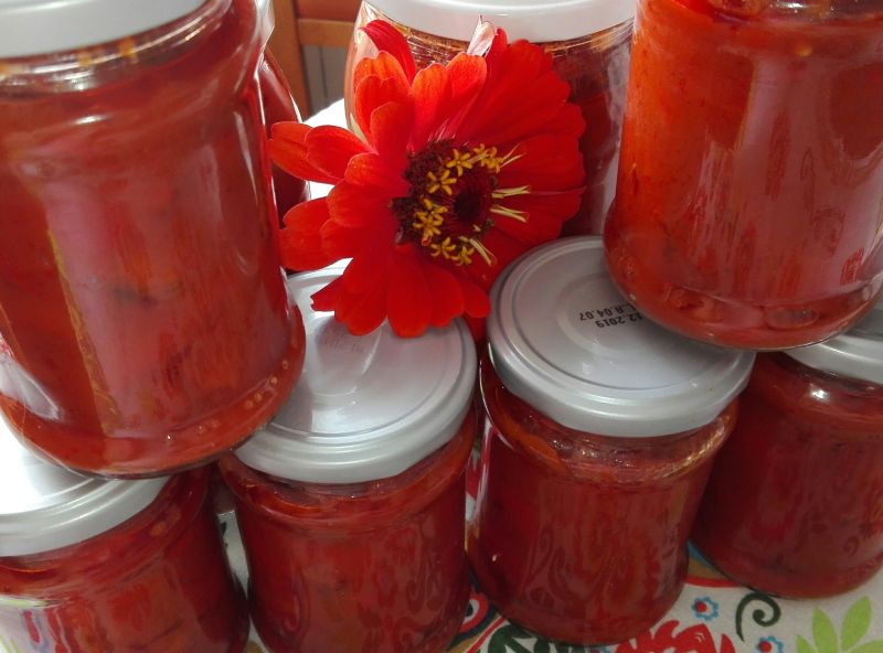 Papryka w przecierze pomidorowym Papryka w przecierze pomidorowym