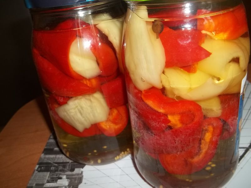 Papryka w słoikach wg Gosi Papryka w słoikach wg Gosi