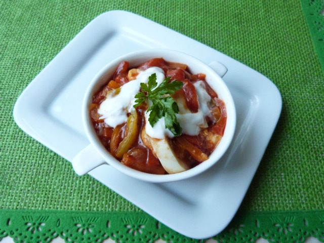 Papryka w sosie pomidorowym Papryka w sosie pomidorowym