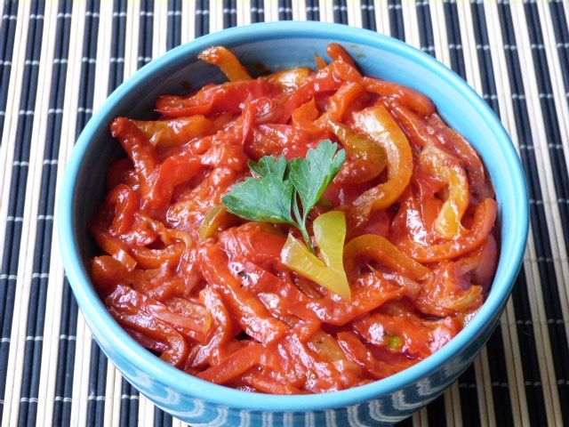 Papryka z cebulą Papryka z cebulą