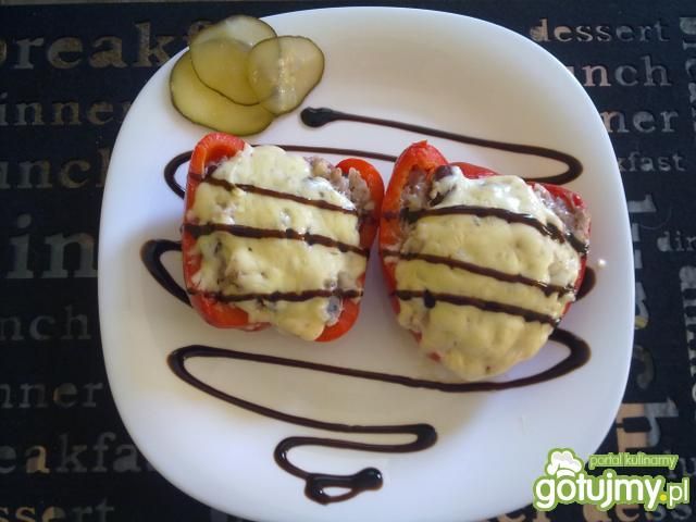 Papryka z mięsem i czerwoną fasolką 3