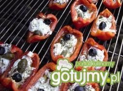 Papryka z twarożkiem z grila