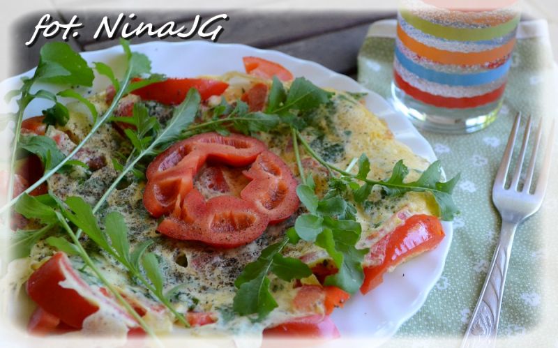 Papryka zapieczona z jajami