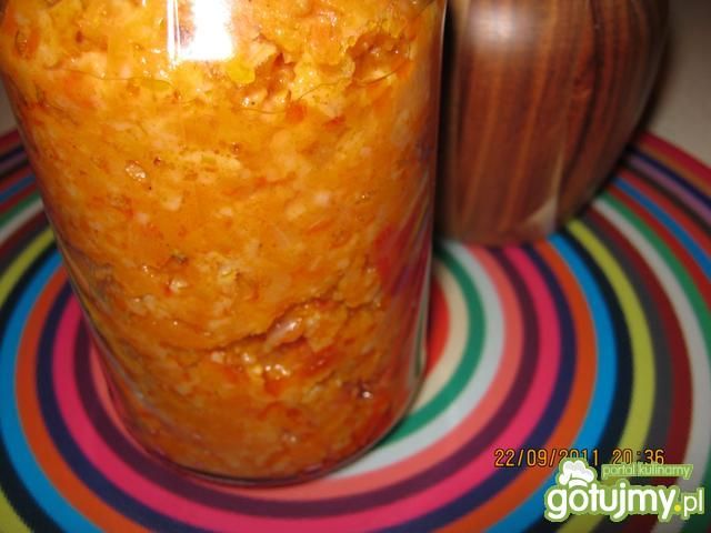 Paprykarz z pomidorów i ryżu.