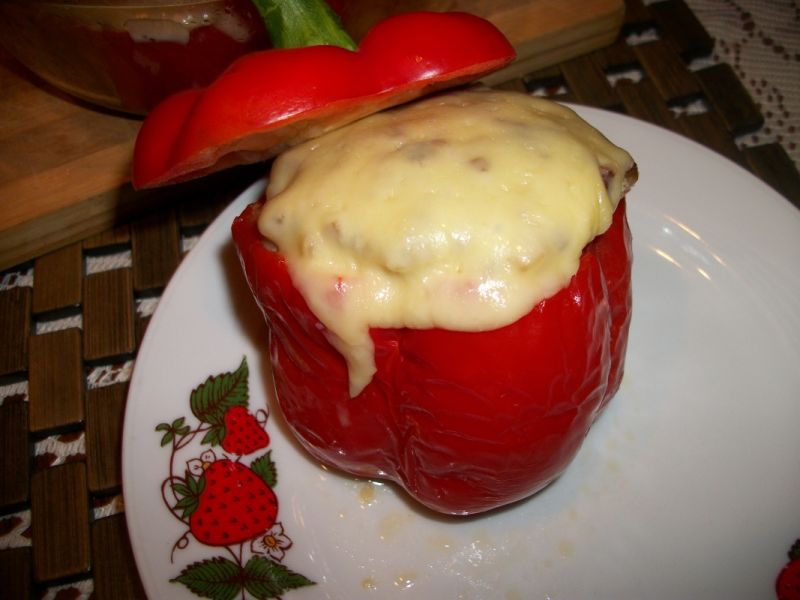 Papryki faszerowane kaszą i mięsem wg Zub3r'a