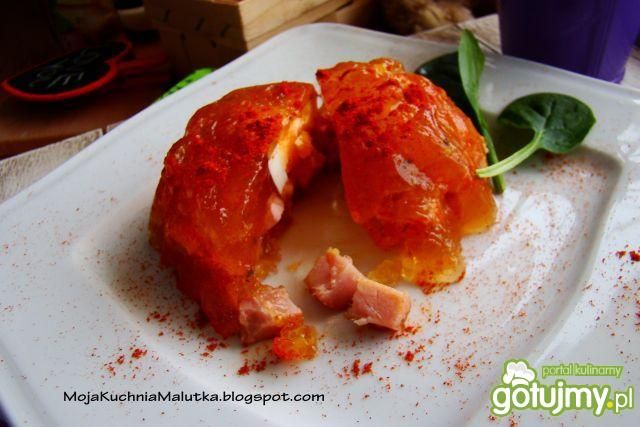 Paprykowa galaretka z szynką  Paprykowa galaretka z szynką